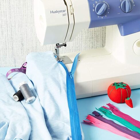 Bright Creations Colored #3 Nylon Coil Zippers for Sewing, 50 Rainbow Colors (21.5 in, 100 Pieces) in Saudi Arabia