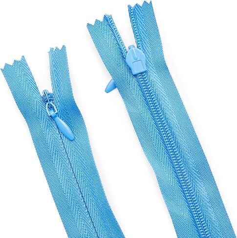 Bright Creations Colored #3 Nylon Coil Zippers for Sewing, 50 Rainbow Colors (21.5 in, 100 Pieces) in Saudi Arabia