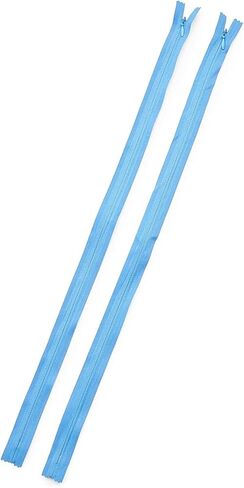 Bright Creations Colored #3 Nylon Coil Zippers for Sewing, 50 Rainbow Colors (21.5 in, 100 Pieces) in Saudi Arabia
