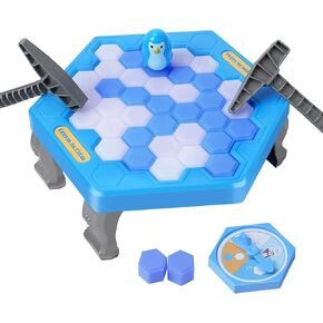 SS Save Penguin On Ice Game, Penguin Trap Break ice Activate Family Party Ice Breaking Kids Puzzle Table Knock Block