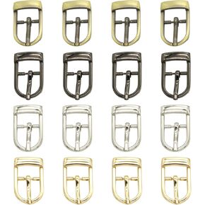 Asamuyu 16 Pieces Metal Belts Buckles Pin Buckle Single Prong Buckle for Leather Hardware (1.35cm) in Kuwait
