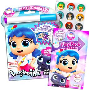 True and The Rainbow Kingdom Coloring Book Set - Imagine Ink Book and Play Pack (Party Pack) in Saudi Arabia