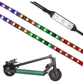 شريط اضاءة للسكوتر الكهربائي، شريط اضاءة فوكس ان اس كيه ملون قابل للطي لسكوتر شاومي والدخن ولوح التزلج وحزام اضاءة لركوب الدراجات والسلامة in Kuwait