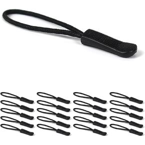 Red Snail 20PCS Zipper Pull - Bright Zipper Puller Helper, Fluorescent Zipper Pull Replacement, Nylon Zipper Pulls Tab, Zipper Pulls for Backpacks