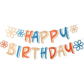 Dinosaur Happy Birthday Banner, Dinosaur Jungle Theme Happy Birthday Sign, Green and Yellow Birthday Banner, Felt Fabric Happy Birthday Garland for Boys Birthday Party Decorations