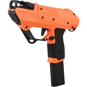 وركر لعبة مسدس مسدس بنصف سهم مغناطيسي قوي شبه تلقائي من نايتنجيل بلاستر برو يمكنك تركيبه بنفسك (البطارية غير متضمنة) اسود برتقالي in Kuwait