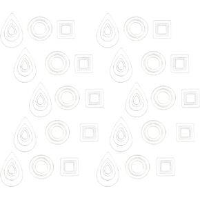 SUNNYCLUE Linking Rings Assorted Open Back Bezel Charms Bulk Links Connector More Choice Round Square Teardrop Charms Beading Hoops Frame Resin Craft Frames for Jewelry Making Charms DIY Earrings