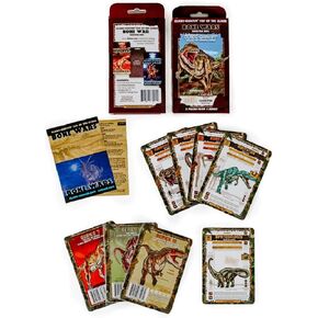 CLADE-GRAVIM Trading Cards for Boys Collector Mystery Box Educational Dinosaur 4 Packs from 3 Series Adults Girls