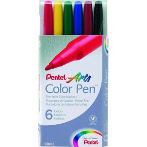 Pentel Color Pen Set, 36 Assorted Colors (S360-36)