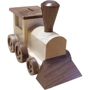 قطار خنزير خشبي أصلي - مصنوع يدويًا في الولايات المتحدة الأمريكية in Kuwait