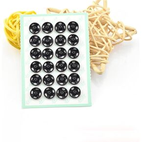 Mini Button Buckle Invisible Metal Snap Buttons Fasteners Press Studs Buttons for Sewing Clothing(Silver,7mm) in Kuwait