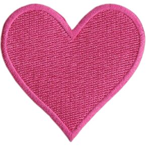 Green Heart - Embroidered Iron on Patch