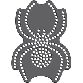 Rhinestone Genie Spider 5" Magnetic Rhinestone Template, Black in Kuwait