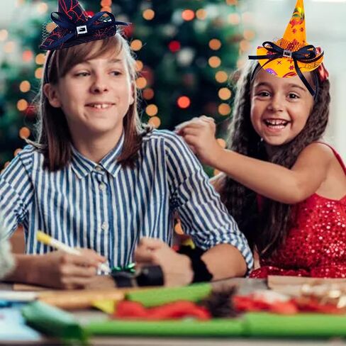 Halloween Headbands,Halloween Witch Hat Headband,Costume Party Holiday Accessories for Costume Halloween Party Decoration,10 Pack in Kuwait