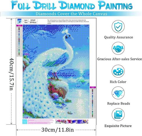 12 حزمة مجموعات الطلاء الماس، جنوم الماس مجموعات الفن للبالغين الحفر الكامل الماس مجموعات الحرف اليدوية للمبتدئين، 5D DIY جنوم الماس اللوحة حزمة جوهرة الفن لديكور جدار المنزل 11.8x15.7 بوصة in Kuwait