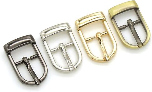 Asamuyu 16 Pieces Metal Belts Buckles Pin Buckle Single Prong Buckle for Leather Hardware (1.35cm) in Kuwait