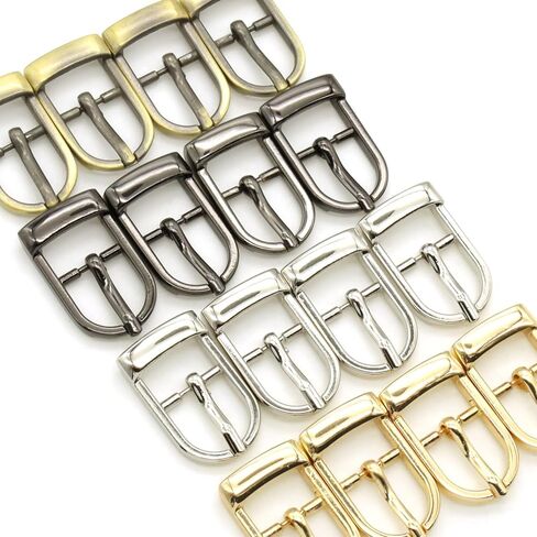 Asamuyu 16 Pieces Metal Belts Buckles Pin Buckle Single Prong Buckle for Leather Hardware (1.35cm) in Kuwait