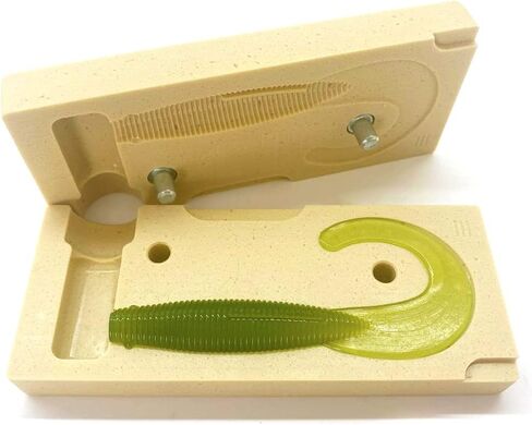 Smedioks Premium Premium Soft Plastiс Mold Lure Making Injection Molds Fishing Lures Streakz Curly Tailz 4'' in Saudi Arabia