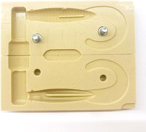 Smedioks Premium Premium Soft Plastiс Mold Lure Making Injection Molds Fishing Lures Streakz Curly Tailz 4'' in Saudi Arabia