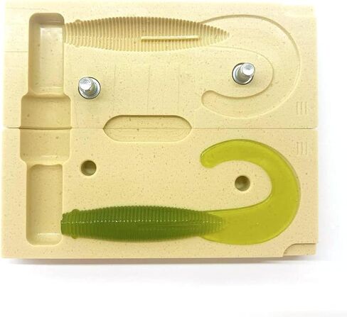Smedioks Premium Premium Soft Plastiс Mold Lure Making Injection Molds Fishing Lures Streakz Curly Tailz 4'' in Saudi Arabia