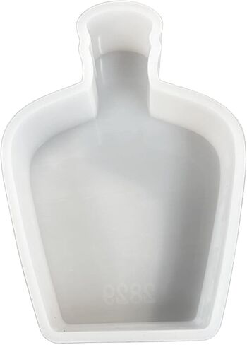 Crown Bottle Car Freshie Silicone Mold Royal 4x2.5x1" for Scented Aroma Beads add Cardstock Alcohol Drip Bottle Can Soap, Car Candle, Resin Oven Safe Bake Heat Resistant to 400 F Supplies in Saudi Arabia