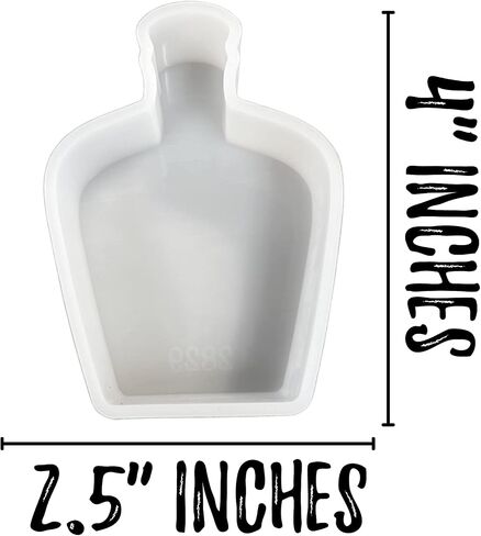 Crown Bottle Car Freshie Silicone Mold Royal 4x2.5x1" for Scented Aroma Beads add Cardstock Alcohol Drip Bottle Can Soap, Car Candle, Resin Oven Safe Bake Heat Resistant to 400 F Supplies in Saudi Arabia