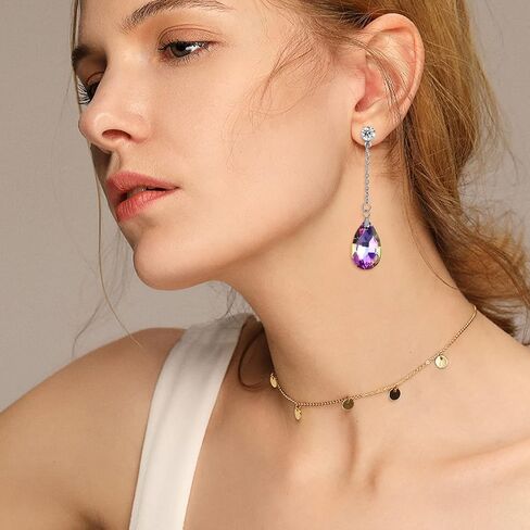 10pcs Hypoallergenic Rhinestone Earring Studs Stainless Steel Earring Posts with Bead Chains and Pinch Clasps, 20pcs Clear Bullet Earring Backs for DIY Jewelry Making Supplies in Kuwait