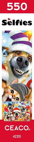 Ceaco - Selfies Christmas - Cats and Dogs - 550 Piece Jigsaw Puzzle in Saudi Arabia