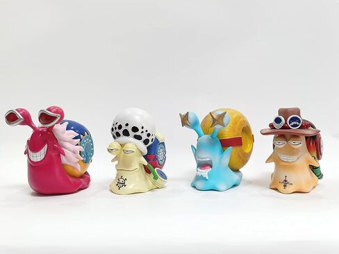 Thcbme Anime Action Figures Den Den Mushi Cute Figures Transponder Snail Phone Bug PVC Figures Model Collection Ornaments (Ace) in Saudi Arabia
