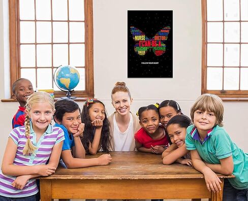 FLYAB Inspirational Classroom Posters,Motivation Posters Career Options Positive Posters for Middle School Elementary Classroom Bulletin Board Decorations Classroom Poster Teacher Supplies in Kuwait