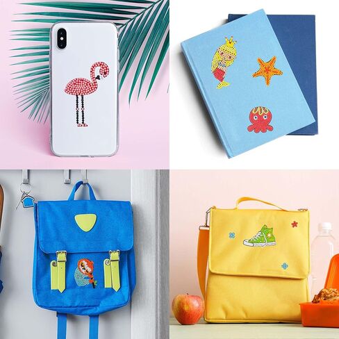 AMAZING TIME 84PCS Diamond Painting Stickers 5D Gem Art Kits with DIY Acessories Tools for Kids Boys Girls Ages 6-8 8-12 in Kuwait