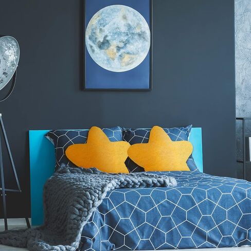 Sumind 2 Pcs 15.7 Inch Star Pillow Plush Star Throw Pillow Cute Pillows Aesthetic 3D Star Throw Stuffed Cushion Decorative Gift Room Decor for Bedroom Sofa Chair(Blue) in Saudi Arabia