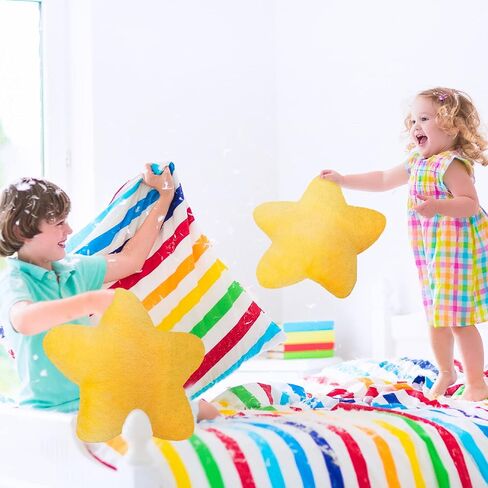Sumind 2 Pcs 15.7 Inch Star Pillow Plush Star Throw Pillow Cute Pillows Aesthetic 3D Star Throw Stuffed Cushion Decorative Gift Room Decor for Bedroom Sofa Chair(Blue) in Saudi Arabia