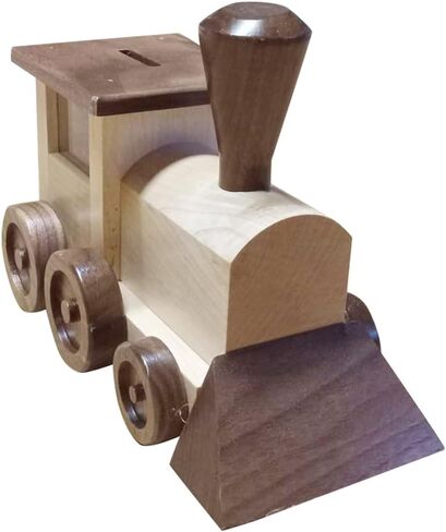 قطار خنزير خشبي أصلي - مصنوع يدويًا في الولايات المتحدة الأمريكية in Kuwait