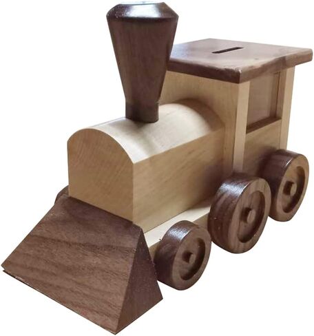 قطار خنزير خشبي أصلي - مصنوع يدويًا في الولايات المتحدة الأمريكية in Kuwait