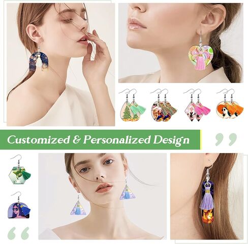 منتجات BEDSIFV 300 قطعة بالتصعيد ، 60 قطعة من الفراغات مع شرابة ، خطافات القرط ، حلقات القفز ، حوامل من الورق المقوى ، حقائب شفافة ، لوازم صنع الأقراط المصممة in Kuwait