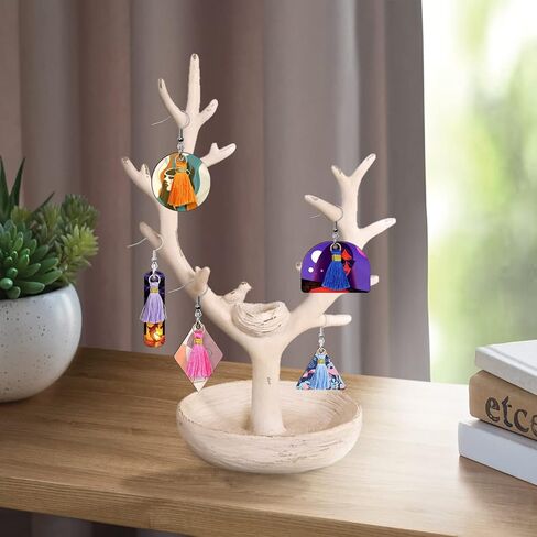 منتجات BEDSIFV 300 قطعة بالتصعيد ، 60 قطعة من الفراغات مع شرابة ، خطافات القرط ، حلقات القفز ، حوامل من الورق المقوى ، حقائب شفافة ، لوازم صنع الأقراط المصممة in Kuwait