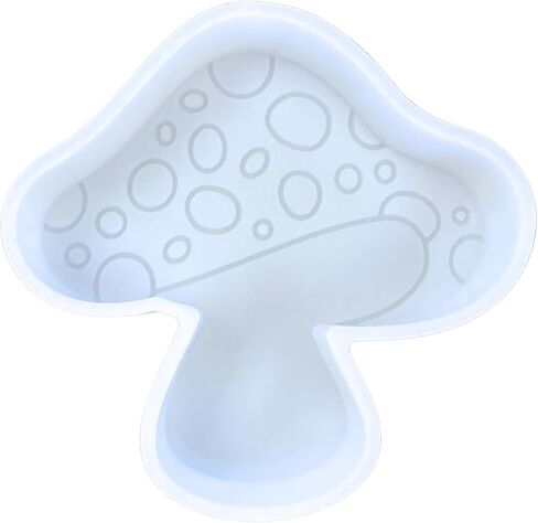 Mushroom Silicone Freshie Mold for Car Candles | 4 x 4" Nature Dot Boho Teenager Trendy Car Freshener Shape Heat Resistant Oven Bake in Saudi Arabia