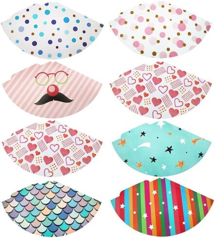 رغانتار 16 قطعة من قبعات عيد الميلاد المخروطية الملونة قبعات عيد الميلاد قبعات حفلات اعياد الميلاد بالجملة مع كرات بوم بوم لحفلات اعياد الميلاد والأنشطة الجماعية والتجمعات العائلية in Kuwait