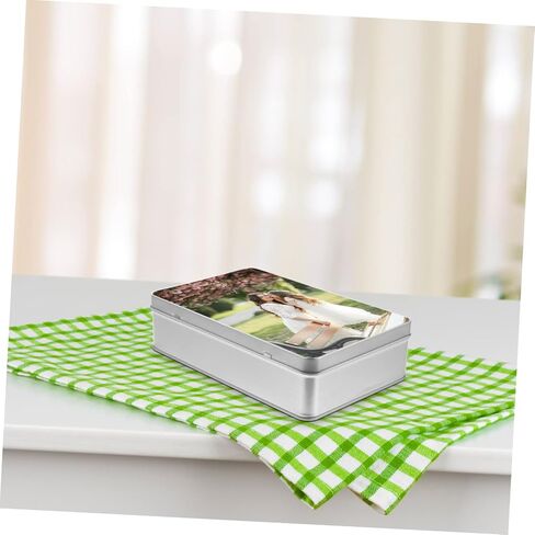 Box Sublimation Candy Tin Box Storage Box with Lid Cake Container Candy Containers Tin Pen Pencil Case Sublimation Metal Box Small Tin Box Tinplate Trinket Box Container in Saudi Arabia