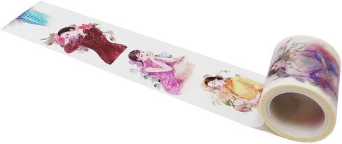 ملصق Wrapables A71443c للزخرفة على شكل قمشية واسعة، 25 مم × 5 متر، مناسب للعطلات in Kuwait