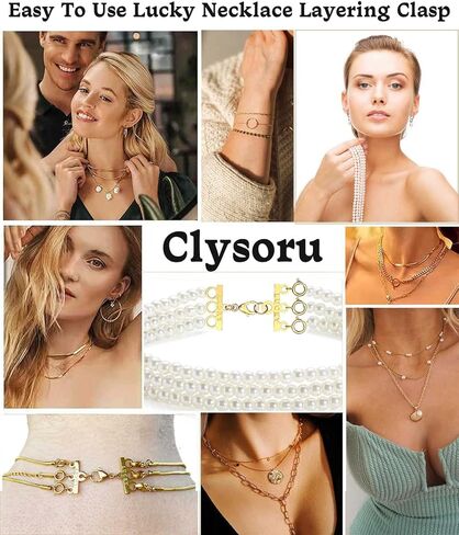 30 قطعة من حبل العقد مع مشبك بالجملة لصنع المجوهرات (30 قطعة -AA) in Kuwait