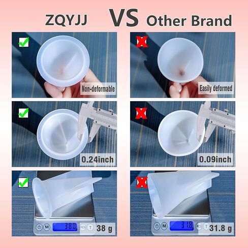 4 قطع من قوالب الراتنج المخروطية الخواتم، قوالب سيليكون حامل خاتم لراتنج الايبوكسي، قوالب راتنج الايبوكسي السيليكون الهرمي للخواتم، حامل عرض المجوهرات والخواتم، ديكورات المنزل، هدية الزفاف in Kuwait