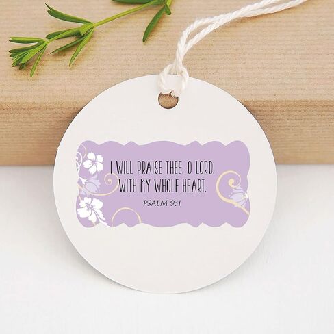 Inspirational Scripture Stickers- Set of 42 Scalloped Edge Seals, 3/4" x 2-1/2" in Saudi Arabia