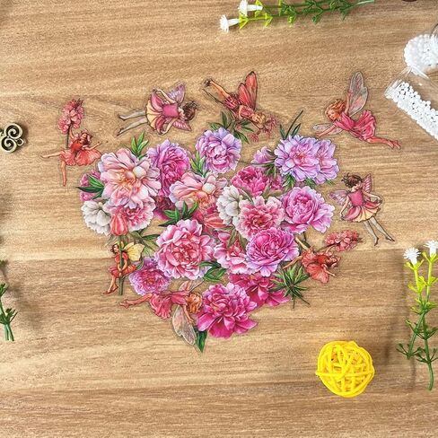 40 جهاز كمبيوتر شخصى خمر الوردي الأحمر الفاوانيا الأزهار الفينيل ملصقات شفافة الشارات السائبة زهرة الجنية جرة الفينيل ملصقات للماء لزجاجات المياه المغلفات سكرابوكينغ الأثاث الحرف بطاقة صنع اليوميات in Kuwait