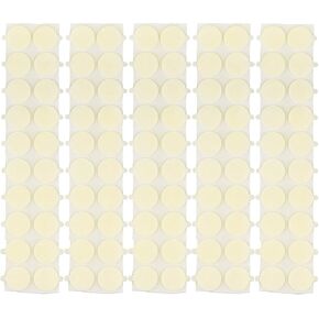 Pack of 200 pcs Candle Wick Stickers - Kare & Kind® Retail Packaging (200 pcs, White)