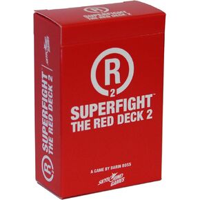 Superfight: The Red Deck 2 - Expansion of 100 Horribly Offensive Cards, Who Would Win in A Fight, Adults 17+ Party Game in Saudi Arabia