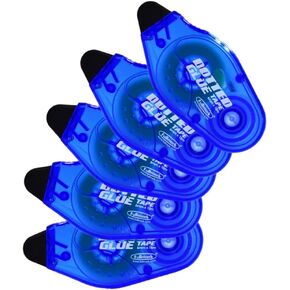 Fullmark Model K Dotted Tape Glue, 0.2 inch (6 mm) x 69.1 ft (18 m), Blue, 3 Pieces GLUE TAPE in Kuwait