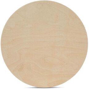 Wood Circles 13 inch 1/2 inch Thick, Unfinished Birch Plaque, Pack of 1 13 inch Wood Circle for Crafts and Blank Sign Rounds, by Woodpeckers