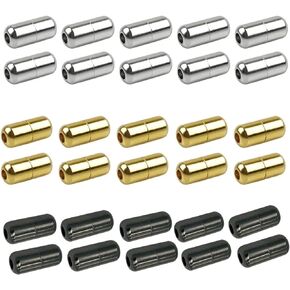 مشابك أربطة مرنة، 30 مجموعة من أبازيم معدنية بقفل كبسولة أربطة حذاء أطراف لا أربطة أربطة أربطة حذاء بدون أربطة مرنة كسول أربطة حذاء, مكس, 1 in Kuwait